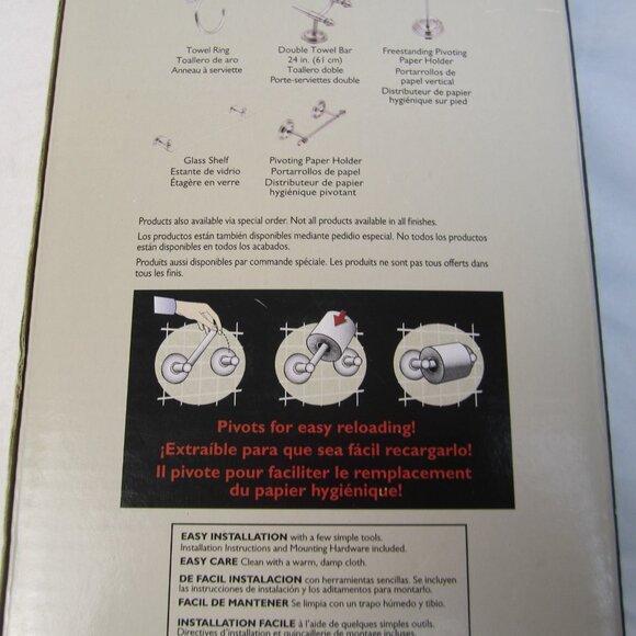 Moen Stockton Pivoting Toilet Paper Holder BRUSHED NICKEL DN4108BN - New(Other) - Picture 9 of 12